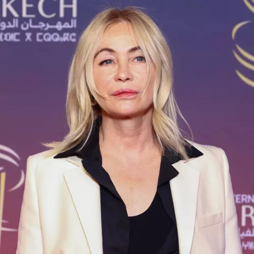 Emmanuelle Béart Butterfly Haircut