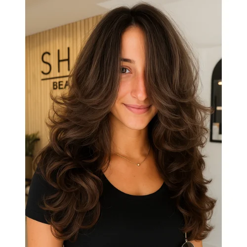 Soft Messy Butterfly Long Haircut